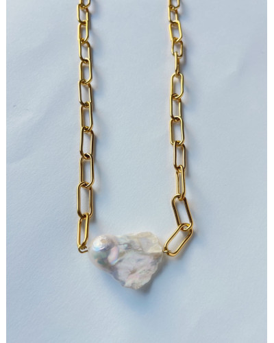 Gargantilla choker Perla barroca