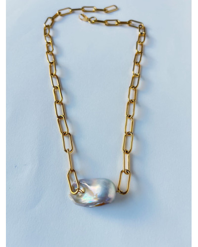 Gargantilla choker Perla barroca