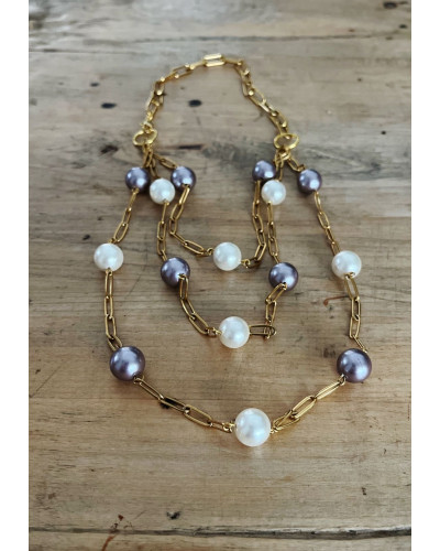 Gargantilla múltiple Perlas